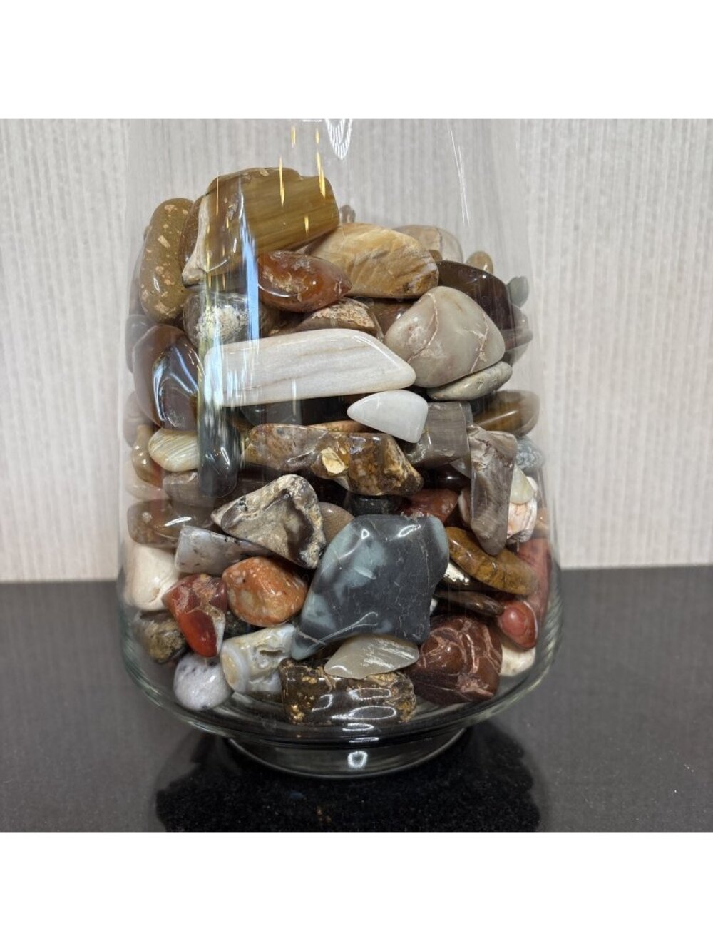 Tumbled Stones Lot Polished Rocks Hobbyist 8 Lbs+ Bulk Crystal Healing Reiki Gem